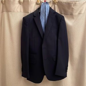 Boys 3 piece suit - dark blue - size 8
